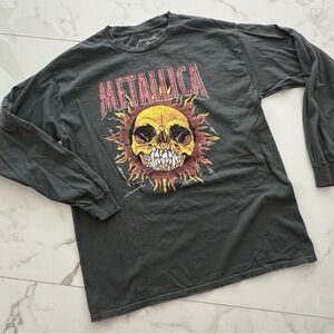 Urban Outfitters Metallica Long Sleeve Top - M